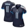 Women's Tennessee Titans Caleb Shudak Nike Navy Game Player Jersey