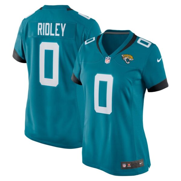 Women's Jacksonville Jaguars Calvin Ridley Nike Teal Game Player Jersey