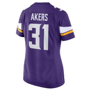 Cam Akers Minnesota Vikings Nike Women's Game Jersey - Purple