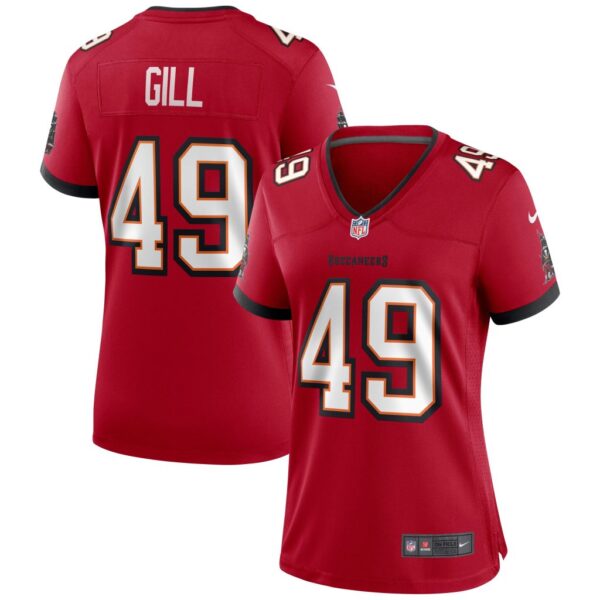 Women's Tampa Bay Buccaneers Cam Gill Nike Red Game Jersey