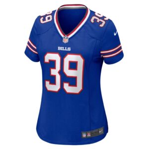 Women's Buffalo Bills Cam Lewis Nike Royal Player Game Jersey