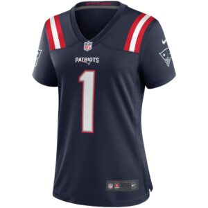 Women's Nike Cam Newton Navy New England Patriots Game Jersey