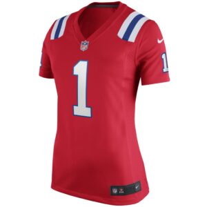 Women's Nike Cam Newton Red New England Patriots Alternate Game Jersey