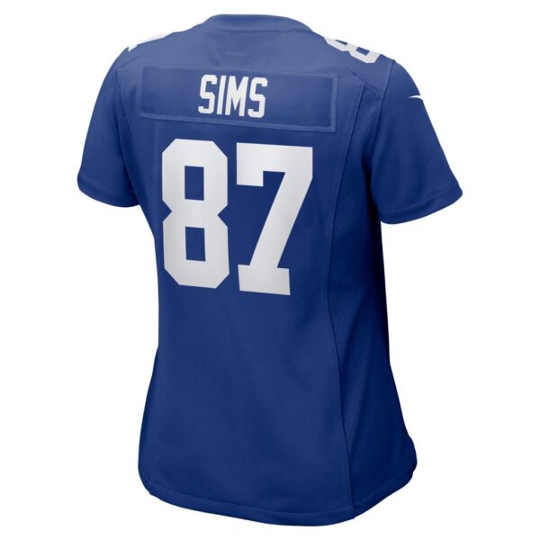 Cam Sims New York Giants Nike Women's Game Jersey - Royal