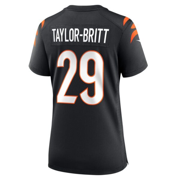 Women's Cincinnati Bengals Cam Taylor-Britt Nike Black Game Player Jersey