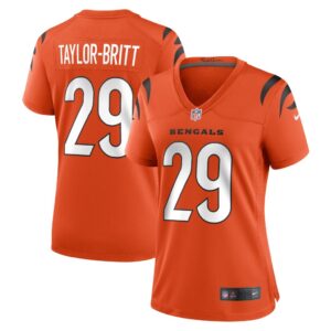 Cam Taylor-Britt Cincinnati Bengals Nike Women's Alternate Game Jersey - Orange