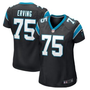 Women's Carolina Panthers Cameron Erving Nike Black Game Jersey