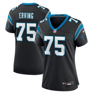 Women's Carolina Panthers Cameron Erving Nike Black Team Game Jersey