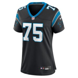 Women's Carolina Panthers Cameron Erving Nike Black Team Game Jersey