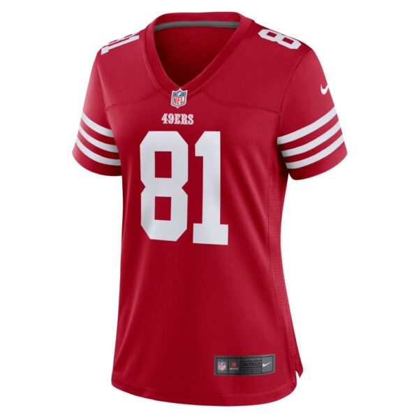 Women's San Francisco 49ers Cameron Latu Nike Scarlet Team Game Jersey