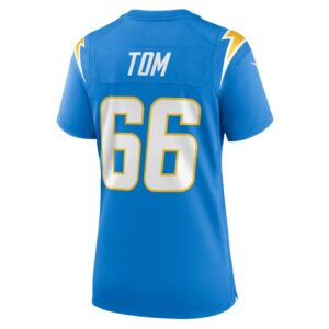 Cameron Tom Los Angeles Chargers Nike Women's Game Jersey - Powder Blue