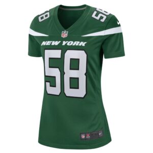 Women's New York Jets Carl Lawson Nike Gotham Green Game Jersey