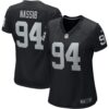 Women's Las Vegas Raiders Carl Nassib Nike Black Player Game Jersey