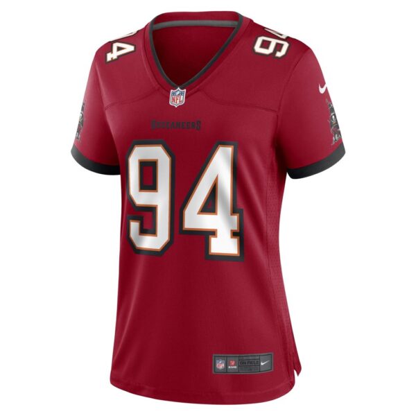 Women's Tampa Bay Buccaneers Carl Nassib Nike Red Game Player Jersey