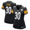 Women's Pittsburgh Steelers Carlins Platel Nike Black Game Player Jersey