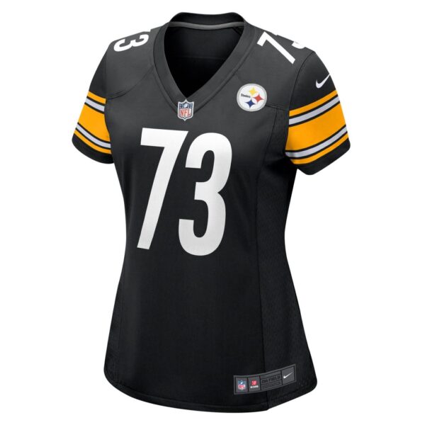 Women's Pittsburgh Steelers Carlos Davis Nike Black Game Jersey