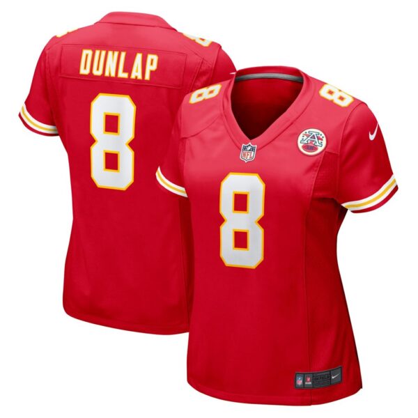 Women's Kansas City Chiefs Carlos Dunlap Nike Red Home Game Player Jersey