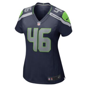 Women's Seattle Seahawks Carson Tinker Nike College Navy Home Game Player Jersey