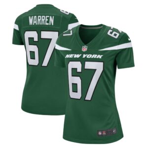 Carter Warren New York Jets Nike Women's Game Jersey - Gotham Green