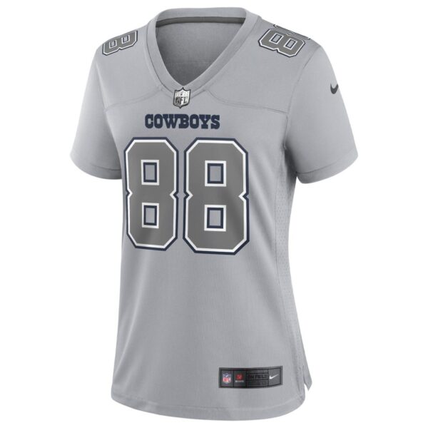 Women's Dallas Cowboys CeeDee Lamb Nike Gray Atmosphere Fashion Game Jersey