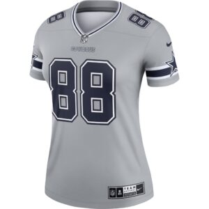 Women's Dallas Cowboys CeeDee Lamb Nike Gray Inverted Legend Jersey