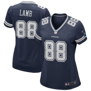 Women's Nike CeeDee Lamb Navy Dallas Cowboys Game Jersey