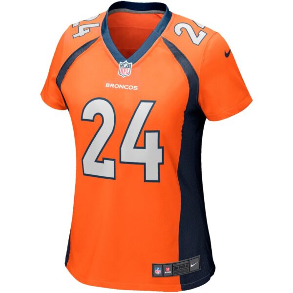 Women's Denver Broncos Champ Bailey Nike Orange Game Retired Player Jersey