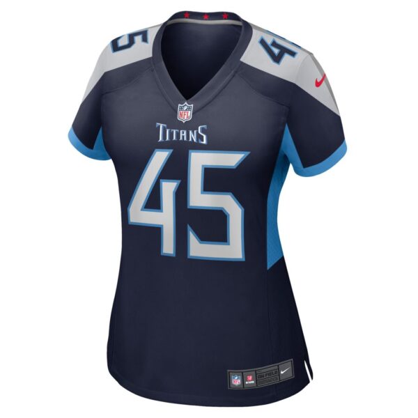 Women's Tennessee Titans Chance Campbell Nike Navy Player Game Jersey