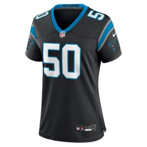 Women's Carolina Panthers Chandler Wooten Nike Black Team Game Jersey