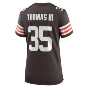 Charlie Thomas Cleveland Browns Nike Women's Team Game Jersey - Brown