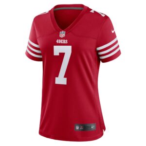 Women's San Francisco 49ers Charvarius Ward Nike Scarlet Game Player Jersey