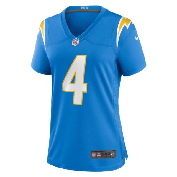 Women's Los Angeles Chargers Chase Daniel Nike Powder Blue Game Jersey