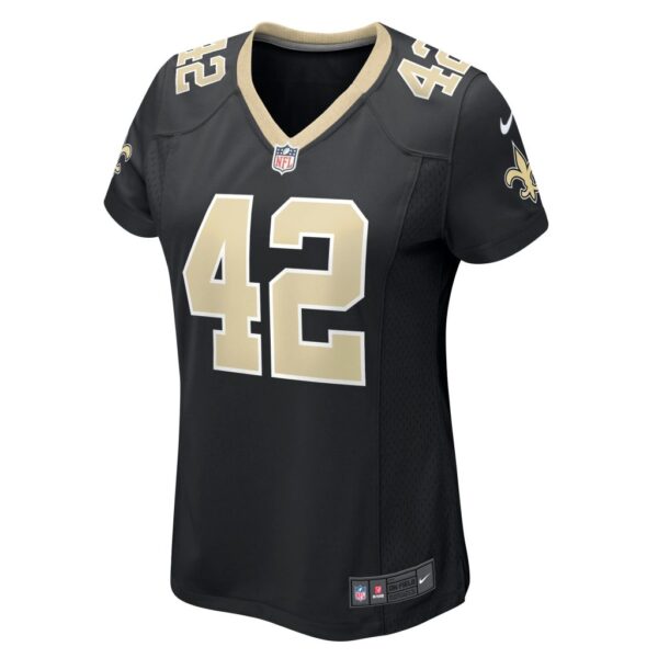 Women's New Orleans Saints Chase Hansen Nike Black Game Jersey