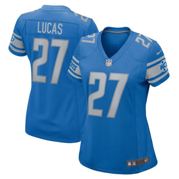 Chase Lucas Detroit Lions Nike Women's Team Game Jersey - Blue