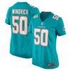 Chase Winovich Miami Dolphins Nike Women's Team Game Jersey - Aqua