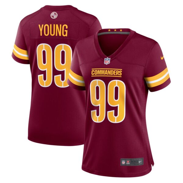 Women's Washington Commanders Chase Young Nike Burgundy Game Jersey