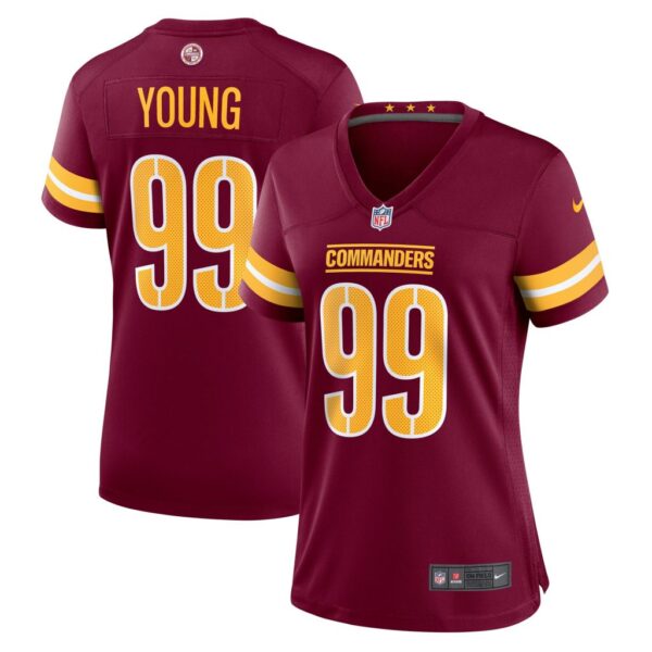 Women's Washington Commanders Chase Young Nike Burgundy Player Game Jersey