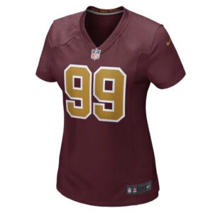 Women's Nike Chase Young Burgundy Washington Football Team Alternate Game Jersey