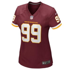 Women's Nike Chase Young Burgundy Washington Football Team Game Jersey