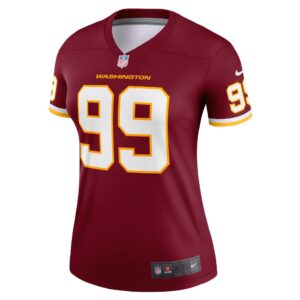 Women's Nike Chase Young Burgundy Washington Football Team Legend Jersey