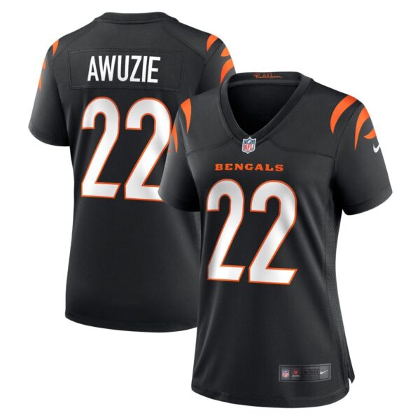 Women's Cincinnati Bengals Chidobe Awuzie Nike Black Game Player Jersey