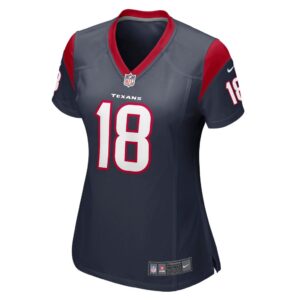 Women's Houston Texans Chris Conley Nike Navy Game Jersey