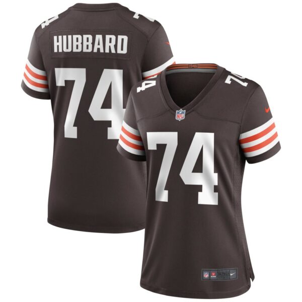 Women's Cleveland Browns Chris Hubbard Nike Brown Game Jersey