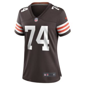 Women's Cleveland Browns Chris Hubbard Nike Brown Game Jersey