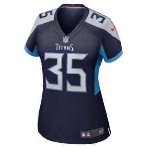 Women's Tennessee Titans Chris Jackson Nike Navy Game Jersey