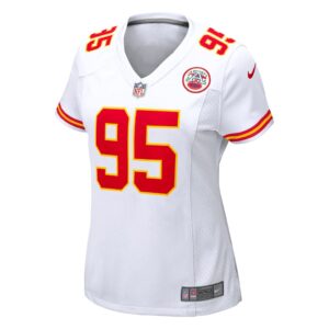 Women's Kansas City Chiefs Chris Jones Nike White Game Jersey