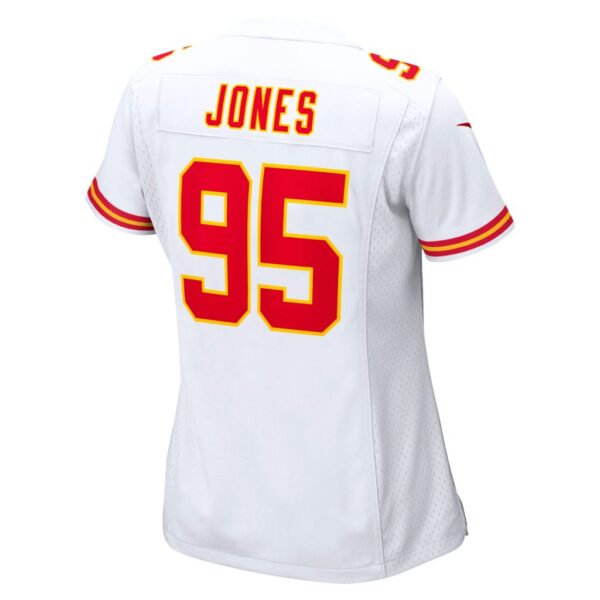 Women's Kansas City Chiefs Chris Jones Nike White Game Jersey