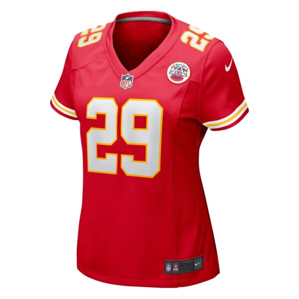 Women's Kansas City Chiefs Chris Lammons Nike Red Team Game Player Jersey