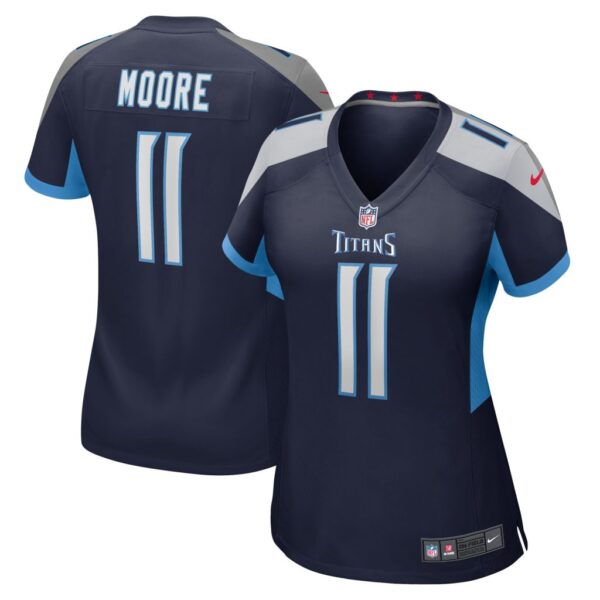 Chris Moore Tennessee Titans Nike Women's Game Jersey - Navy