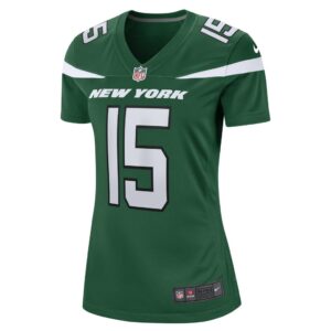 Women's New York Jets Chris Streveler Nike Gotham Green Game Player Jersey